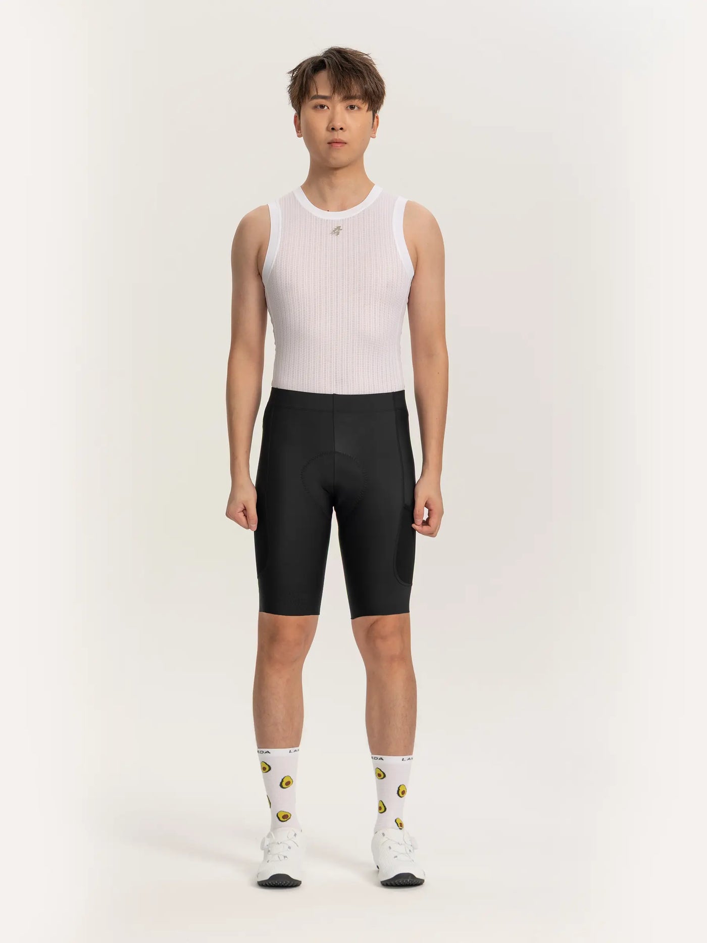 LAMEDA 21st Anniv. Special Heren Fietsbroek met bretels - Zwart - Pro