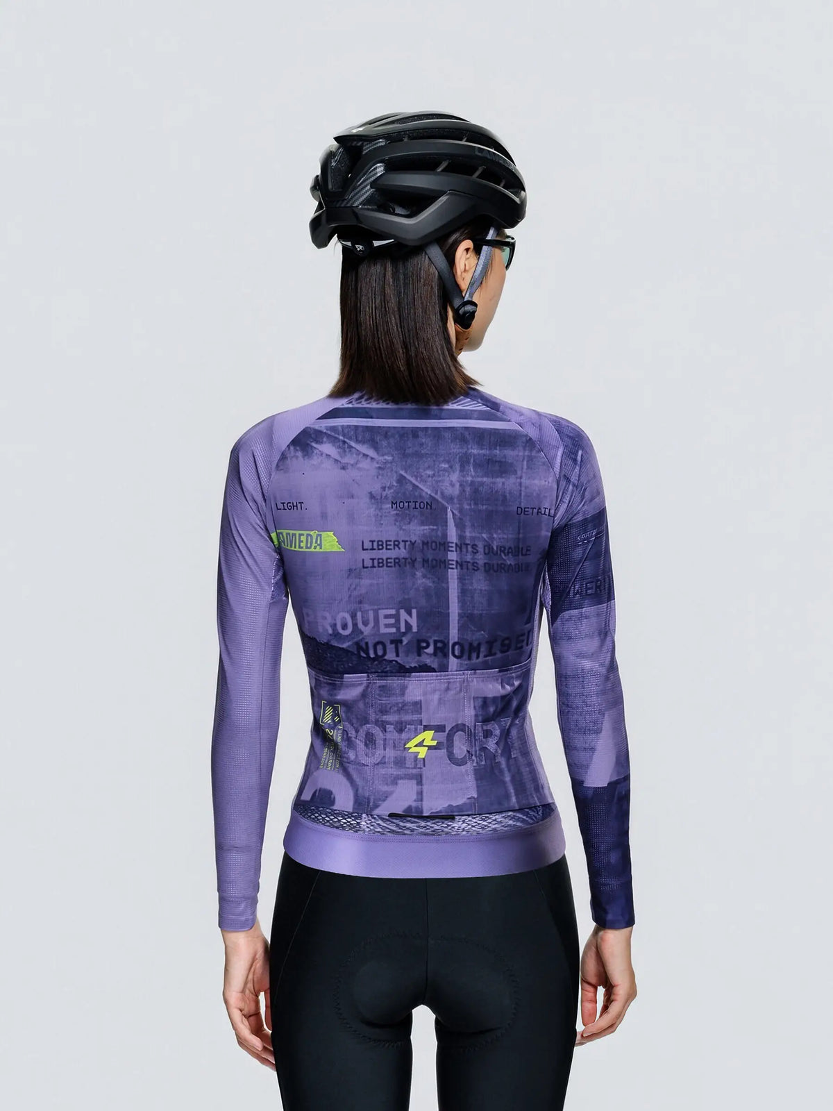 Unisex Cycling Jersey LS - Violet - Pre - Order