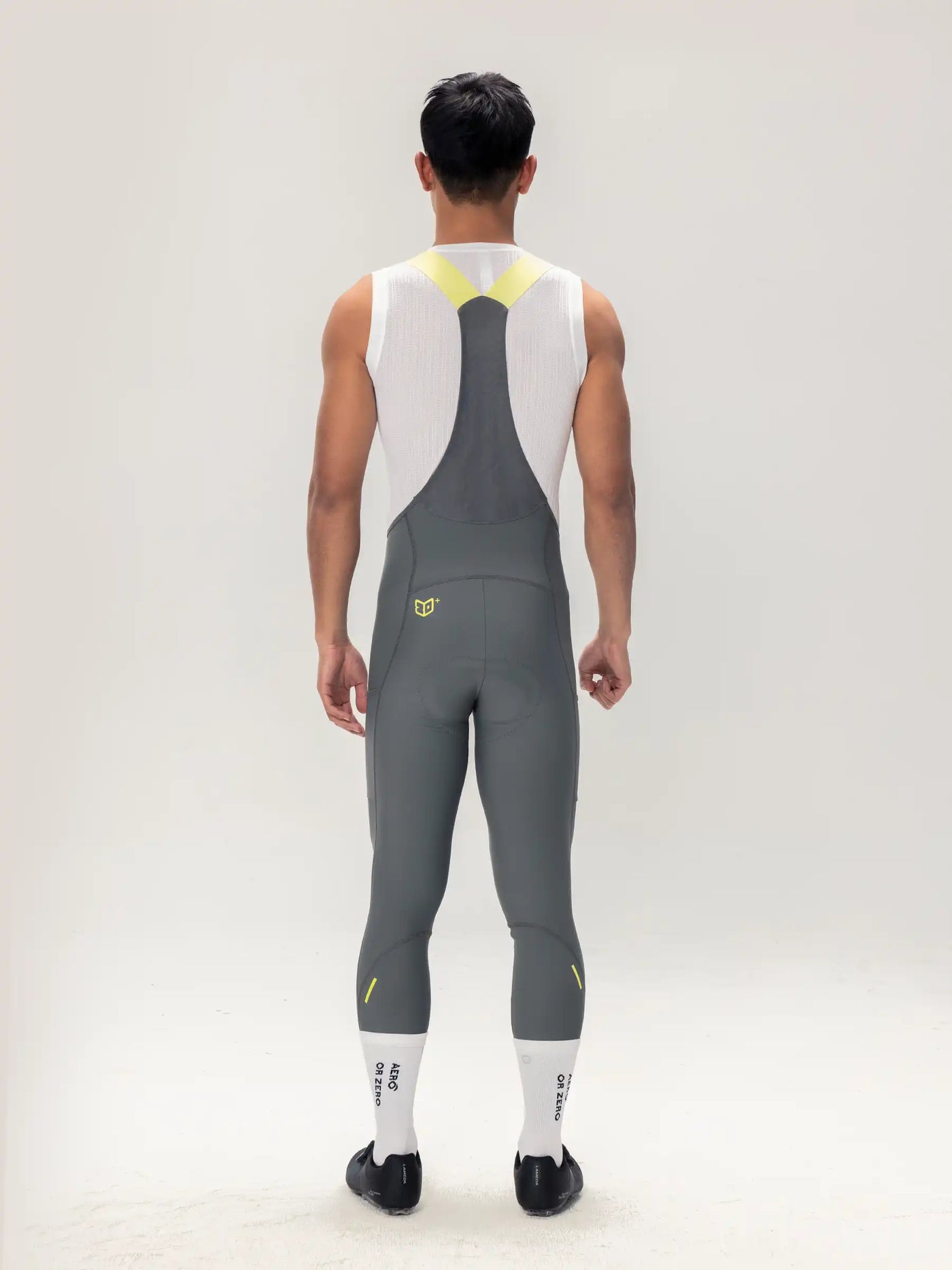 Lameda 21st Anniv. Special Men's Bib Tights - Gray Green Pro