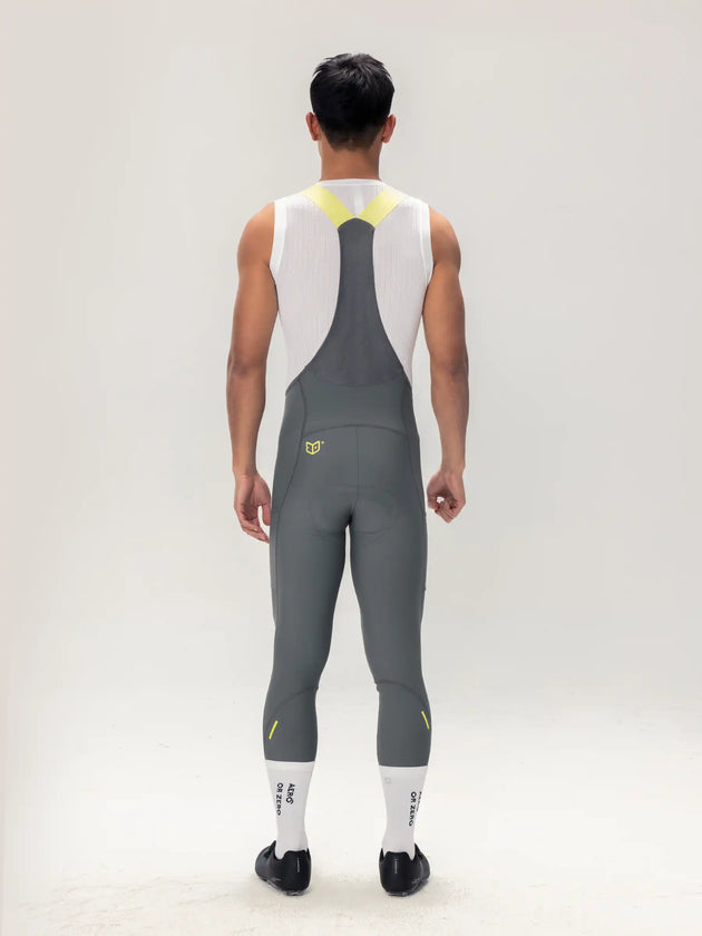 Lameda 21st Anniv. Special Men's Bib Tights - Gray Green Pro