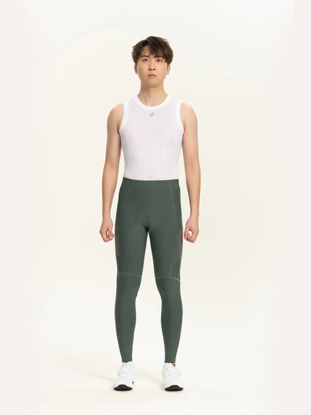 未使用 LAMEDA メンズ ビブタイツ 森林緑 XL (L) 未使用 LAMEDA メンズ ビブタイツ 森林緑 XL (L) 未使用 LAMEDA メンズ