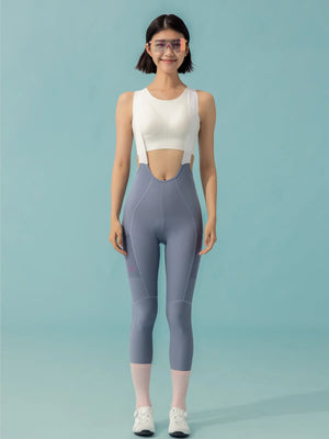 Lameda 21st Anniv. Special Women's Bib Tights -Gray