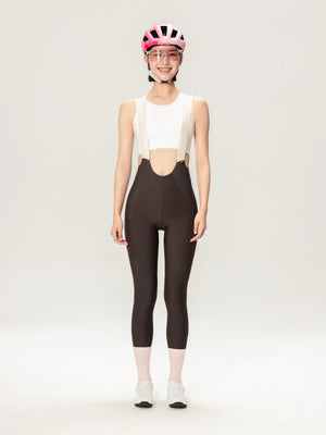 Lameda 21st Anniv. Special Women's Bib Tights -Khaki