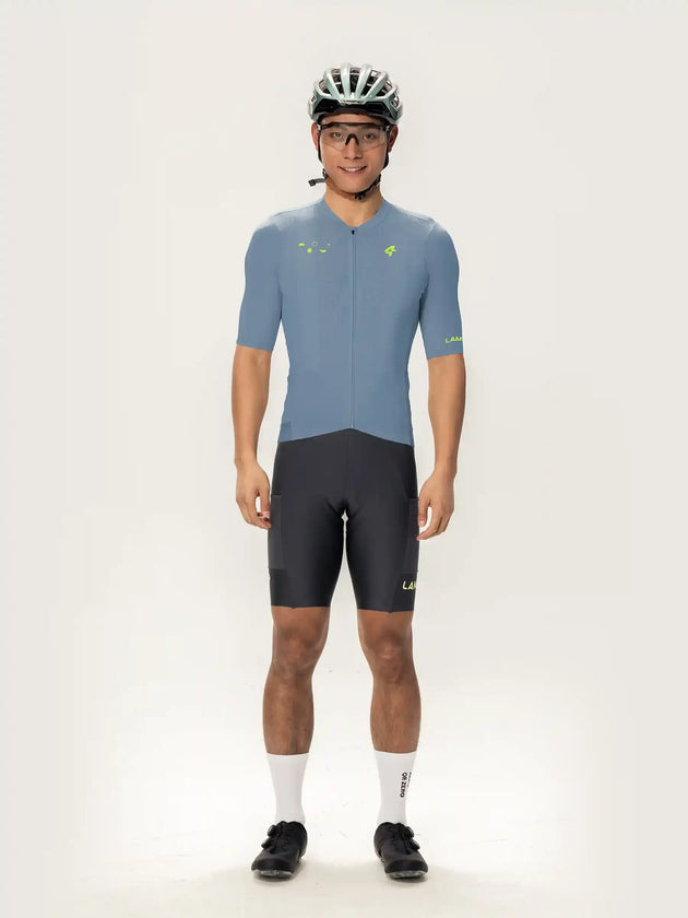 Roam Maillot de cyclisme homme à manches courtes - Bleu