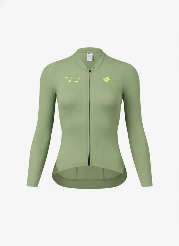 Roam Women Jersey Long Sleeves - Green