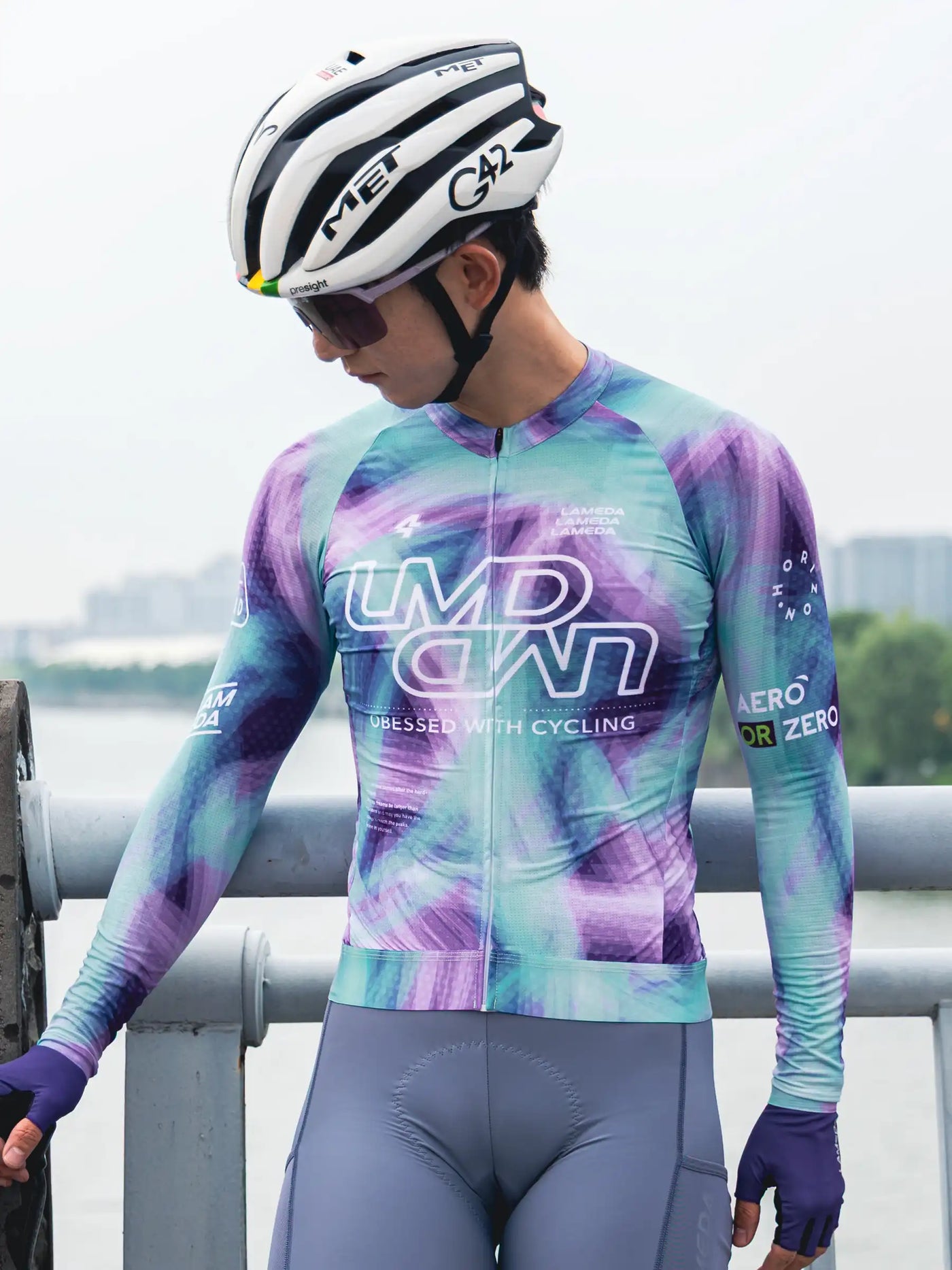 Men's Cycling Jersey LS - Aurora