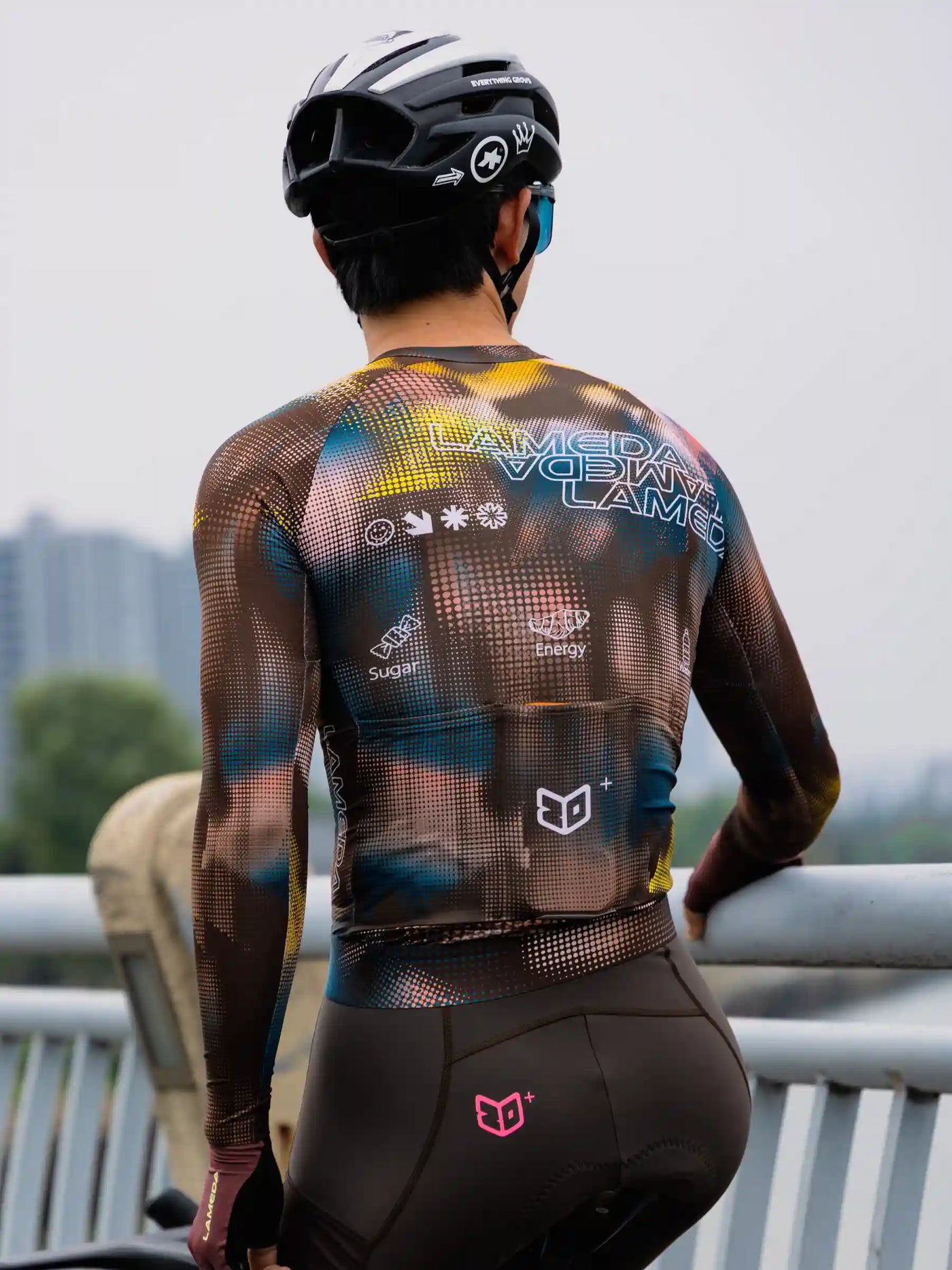 Men's Cycling Jersey LS - Mocha