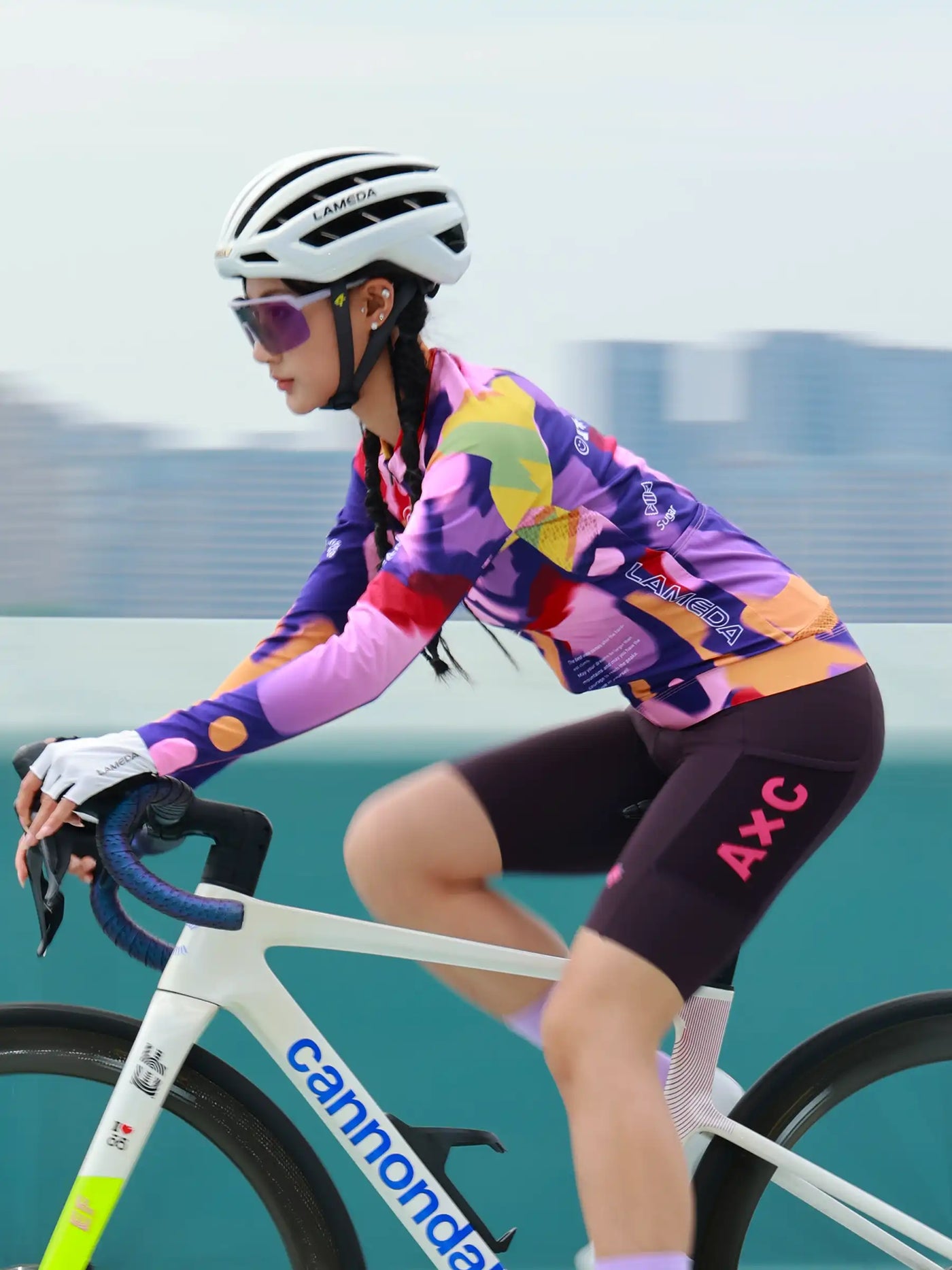 Unisex Cycling Jersey LS - Prism