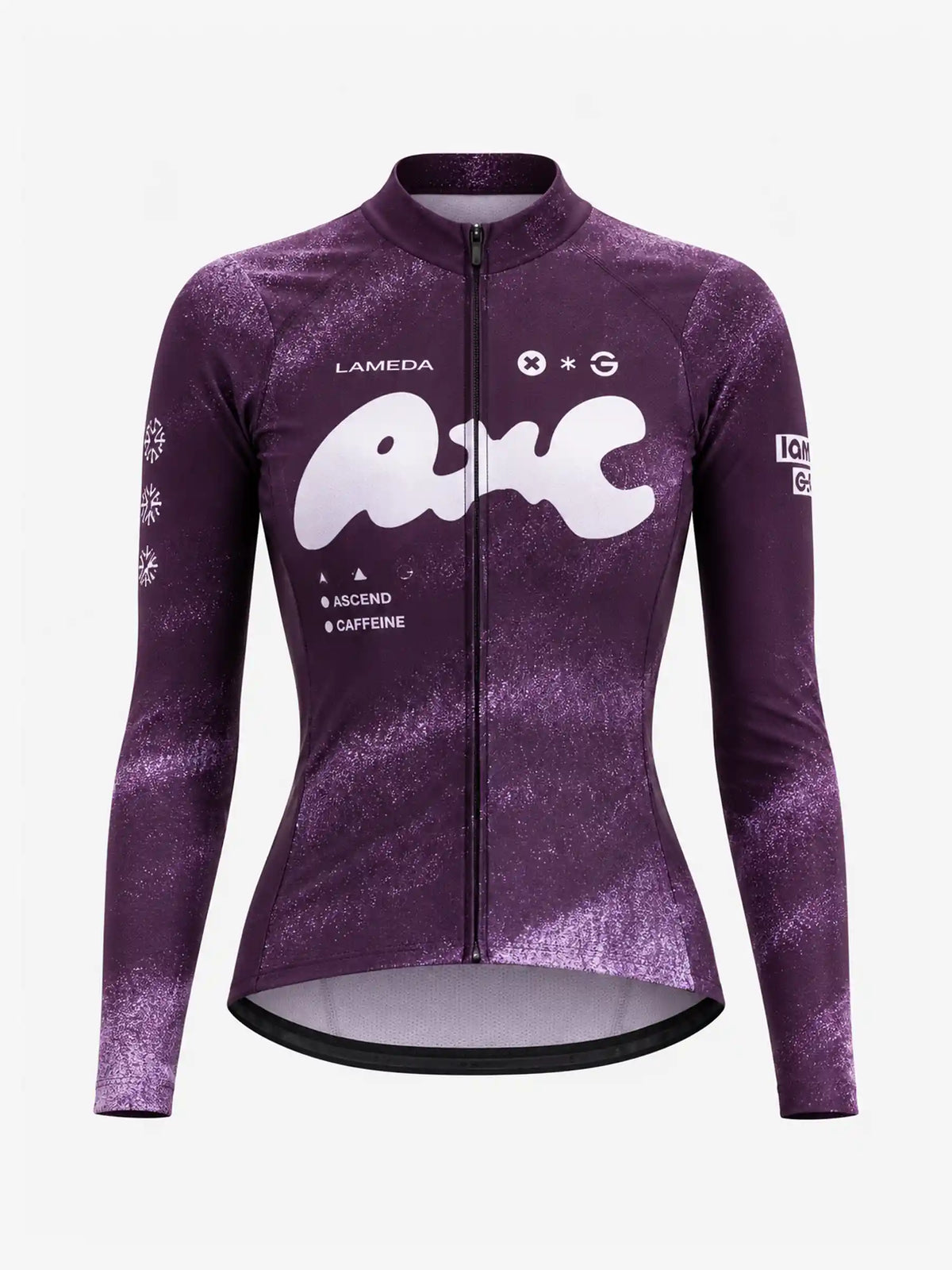 A*C Women's Thermal Fleece Cycling Jersey - Purple