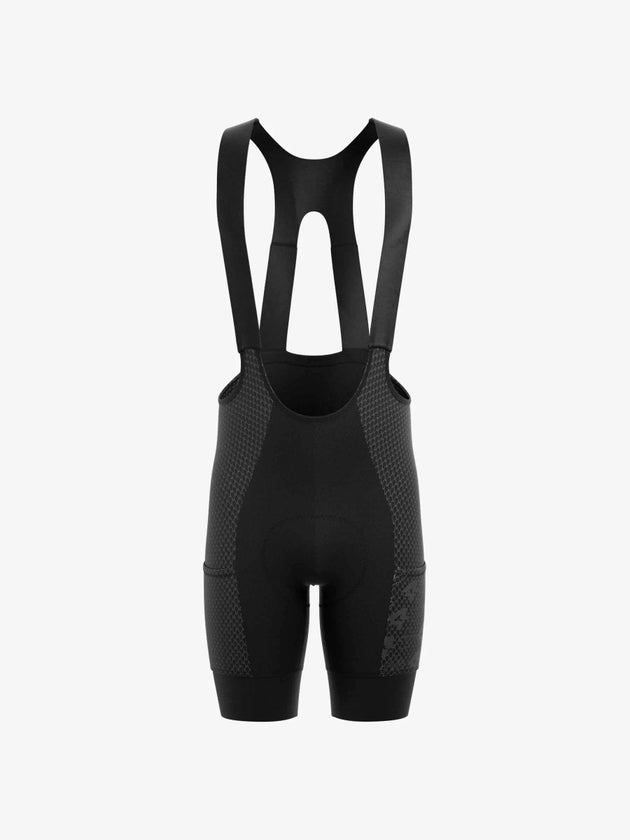 Azure Drift Men Cycling Bib Shorts - Black