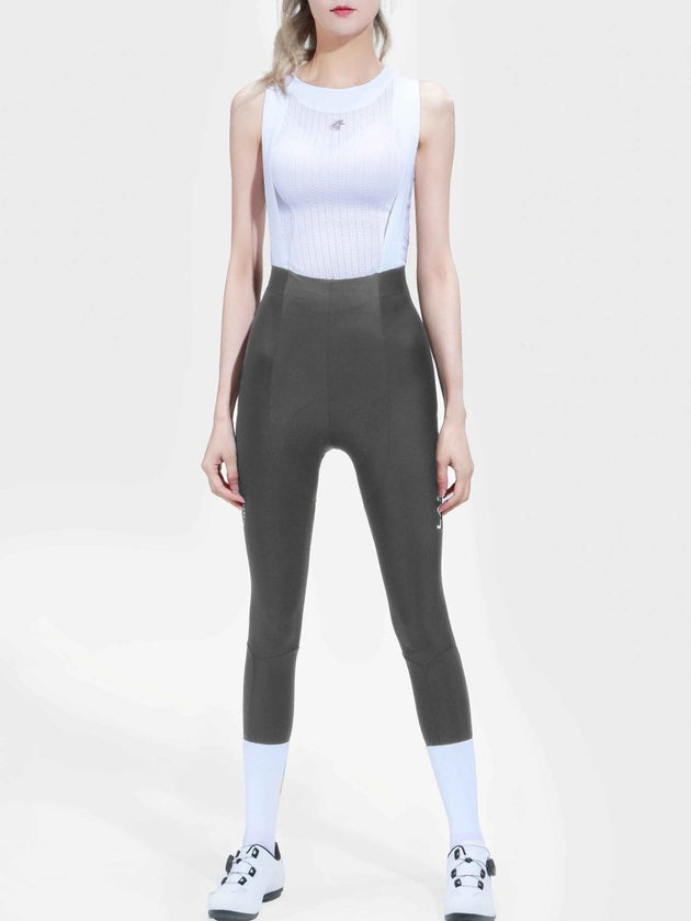 Dreamscape Frauen Radfahren Trägerhosen - Grau Grün