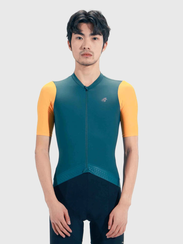 Flutter Men Cycling Jersey - Teal Blend