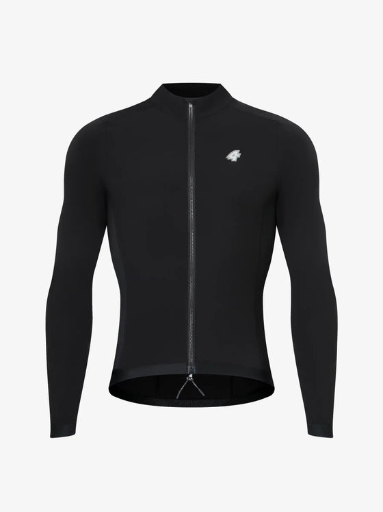 Black freeze 20th anniv men’s windbreaker with full zipper 4-way stretch fabric and subtle white chest logo