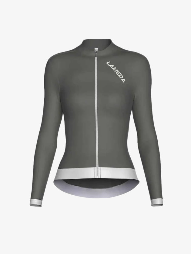 Freeze Damen-Fleece-Thermo-Jersey – Grau