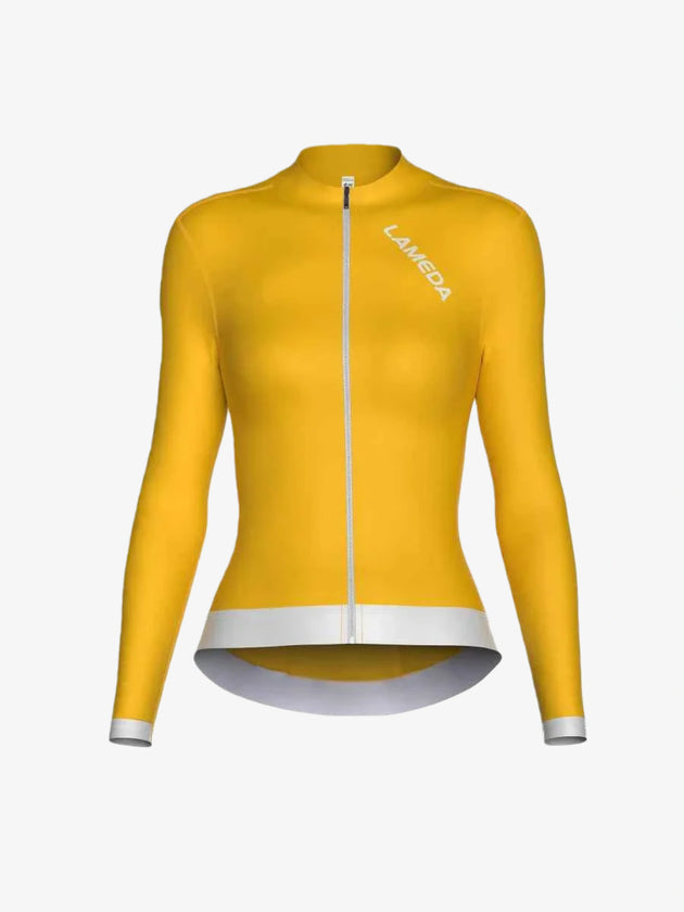 Freeze Damen Fleece-Thermo-Trikot – Gelb