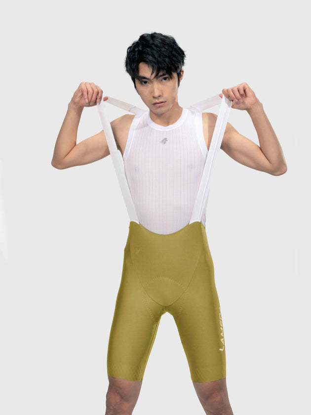 Gallop Men Cycling Bib Shorts - Vintage Yellow