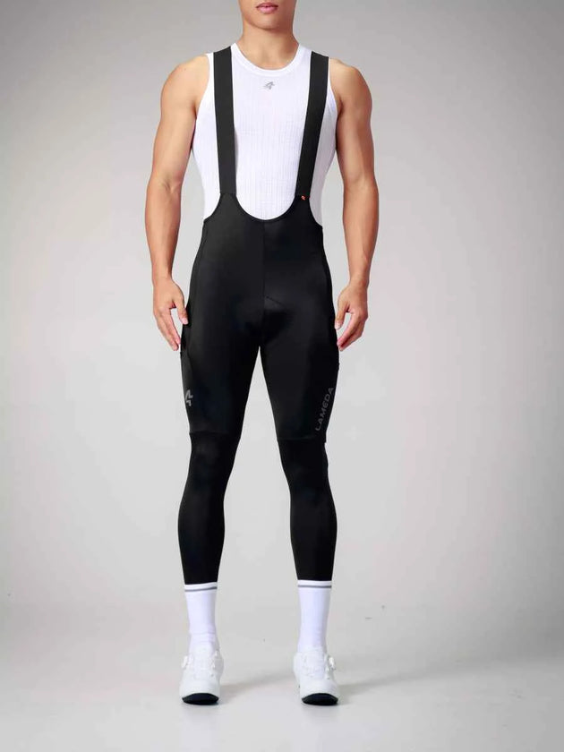 Lameda 20th Anniv. Special Men's Bib Tights - Black
