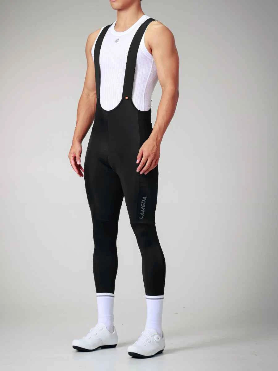 Lameda 20th Anniv. Special Men's Bib Tights - Black | LAMEDA