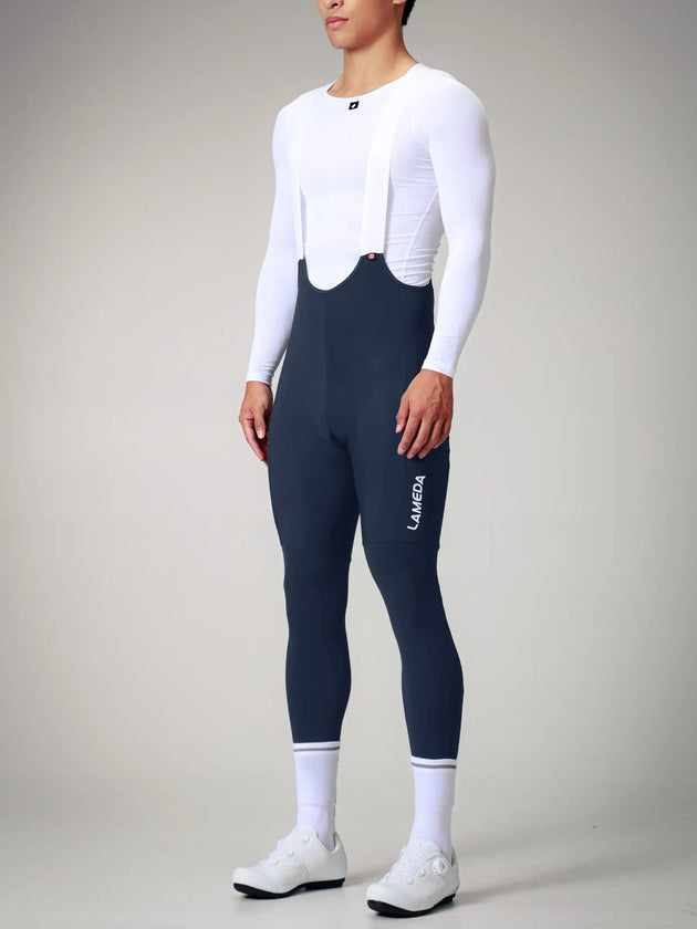Lameda 20th Anniv. Special Thermal Men's Bib Tights - Navy