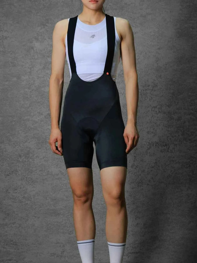 LAMEDA 20th Anniversary Special Damen Träger-Radhose – Schwarz