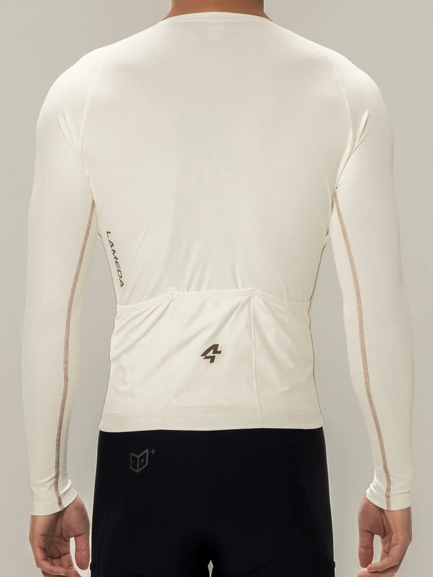 Wind Chaser Men's Jersey Long Sleeves - Cream