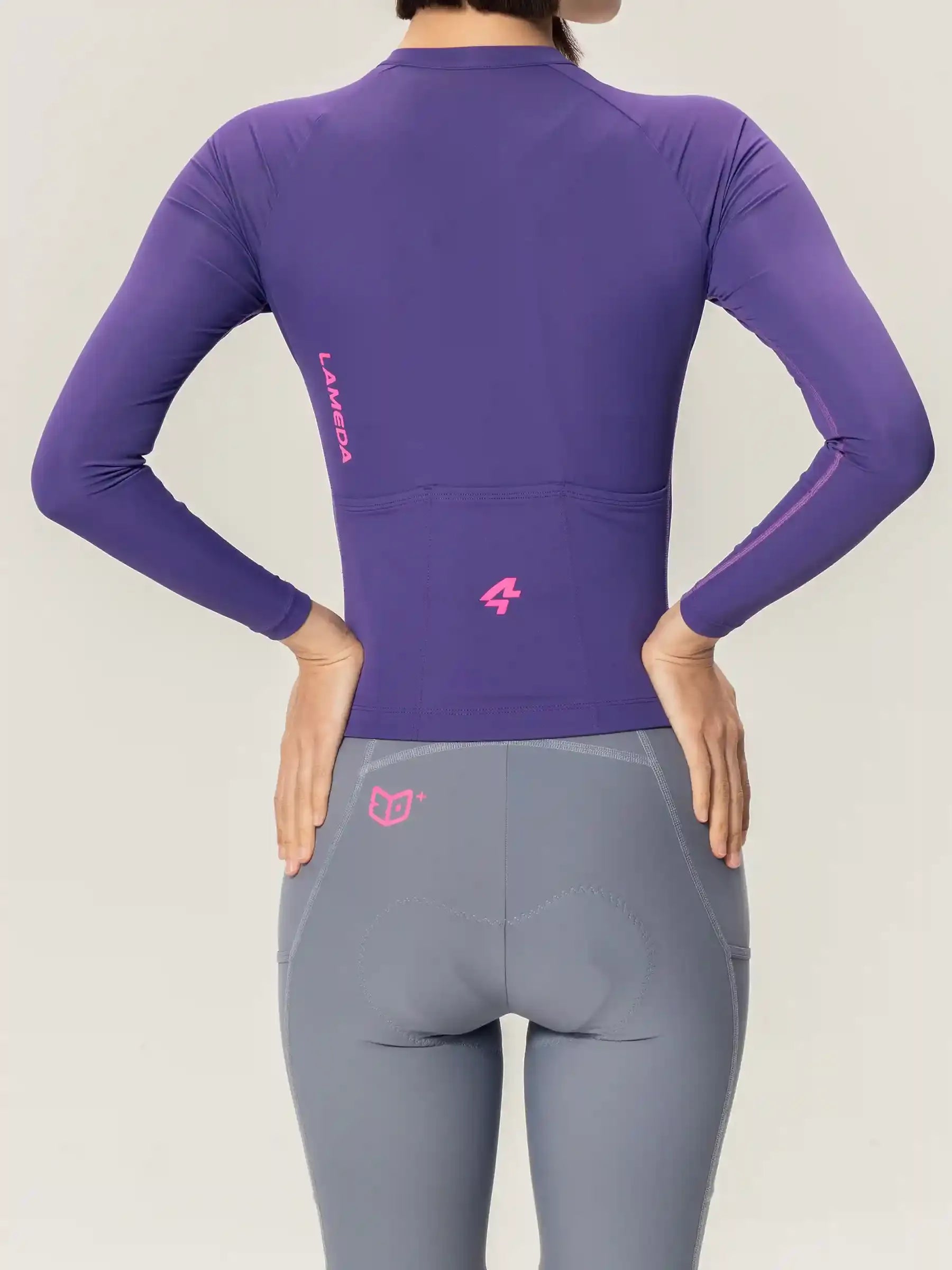 Wind Chaser Woman Jersey Long Sleeves - Purple | LAMEDA – Lameda
