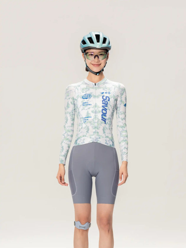 A*C Unisex Cycling Jersey LS - Glass