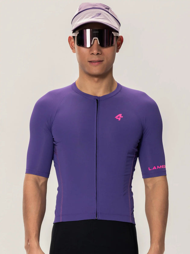 Wind Chaser Men's Jersey Short Sleeves - Purple
