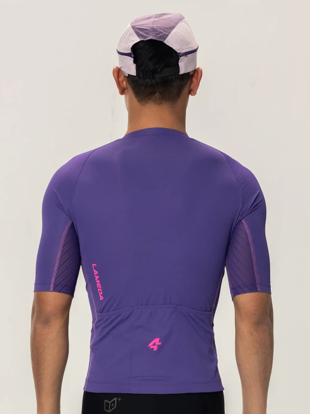 Wind Chaser Men's Jersey Short Sleeves - Purple