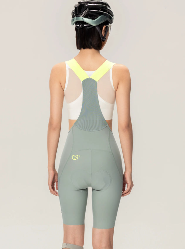 Lameda 21st Anniv. Special Women's Bib Shorts - Green