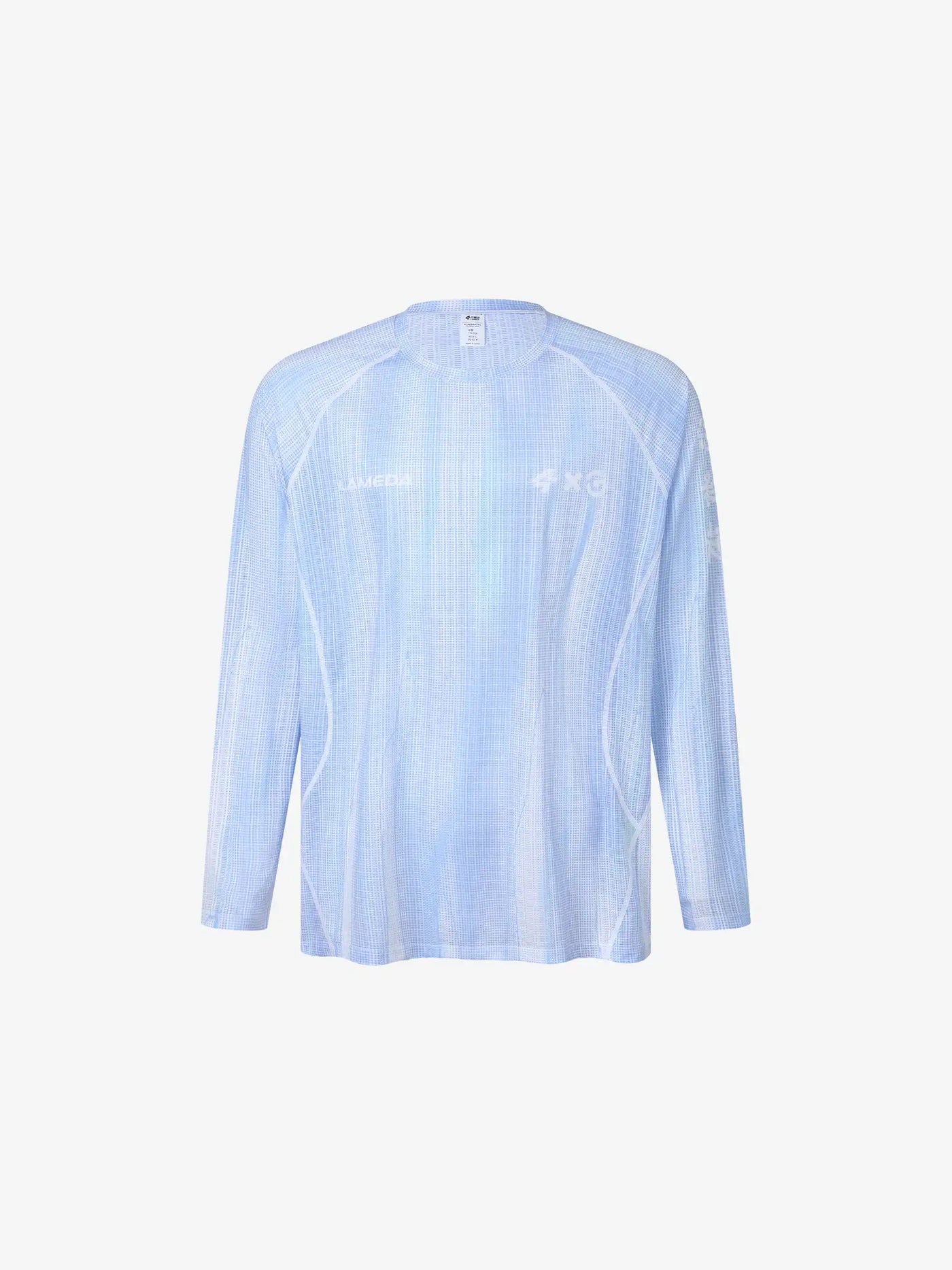 A x C Unisex Lättviktig långärmad cykel-T-shirt - Blå