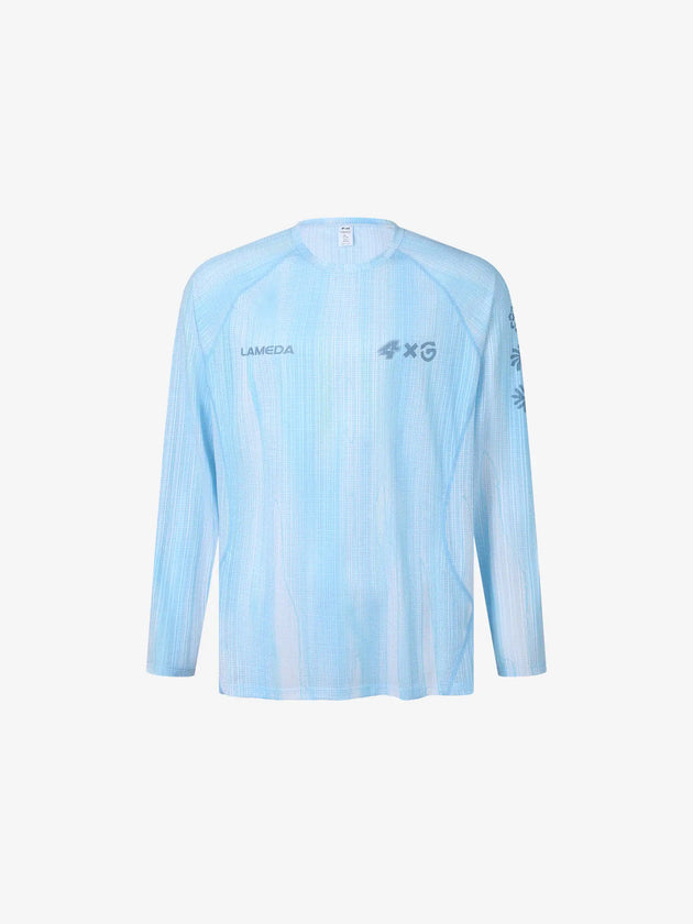 A x C 軽量サイクリング長袖Tシャツ - アイス