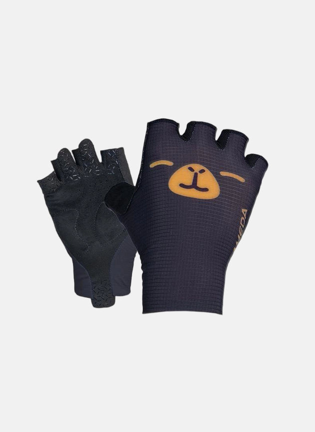 2026 Half-Finger Cycling Gloves - Capybara Black