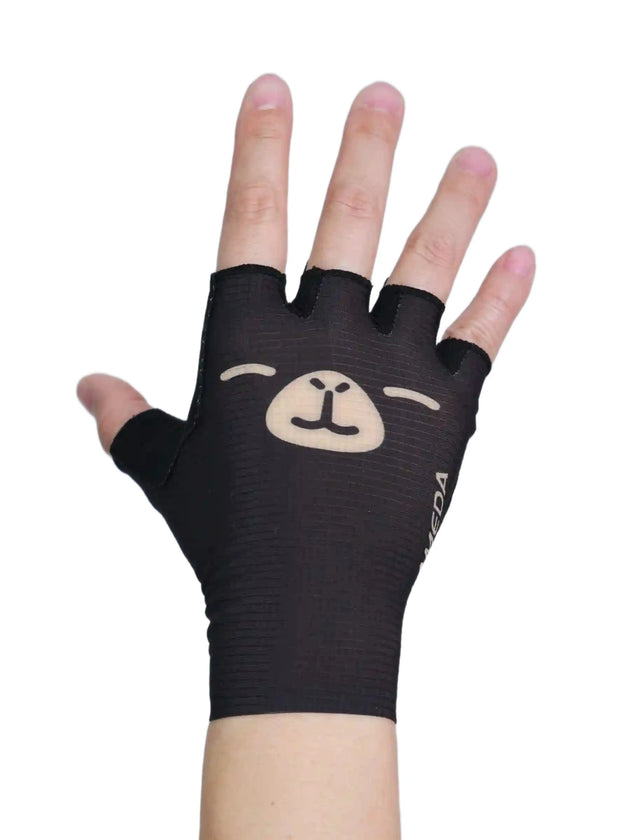 2026 Half-Finger Cycling Gloves - Capybara Black