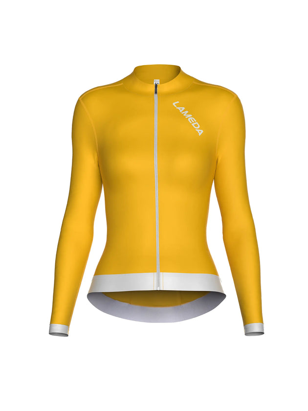 Freeze Women's Fleeced Thermal Jersey - Yellow