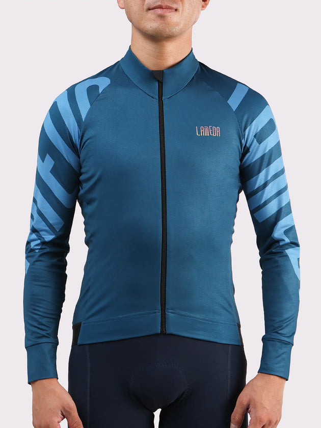 Dusk Men Thermal Cycling Jersey - Starlight Blue
