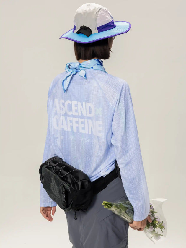 A x C Lightweight Cycling Long-Sleeve T-Shirt - Blue