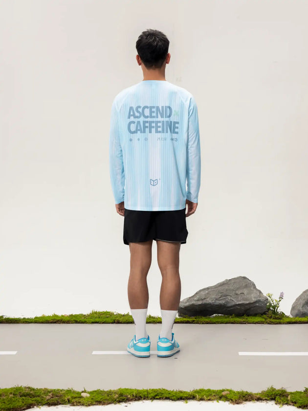 A x C Lightweight Cycling Long-Sleeve T-Shirt - Ice