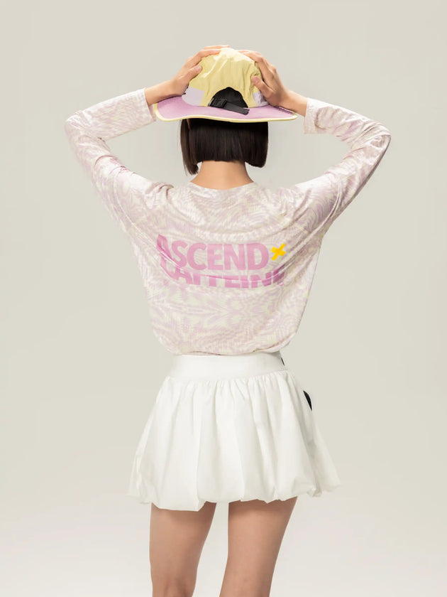 A x C Lightweight Cycling Long-Sleeve T-Shirt - Light Pink