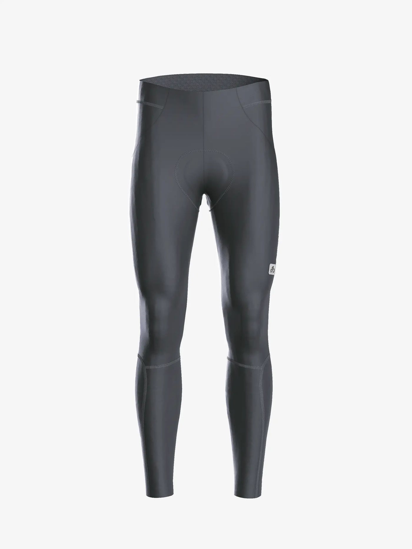 Elite men’s thermal tights z060 in grey with sleek black design and subtle reflective detailing on the sides