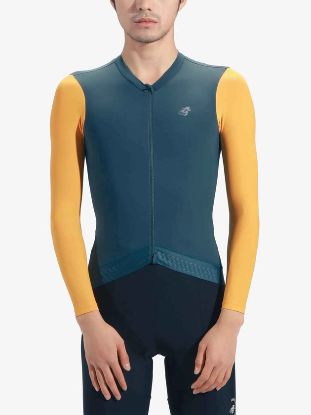 Freedom Herren-Radtrikot – Teal-Mischung