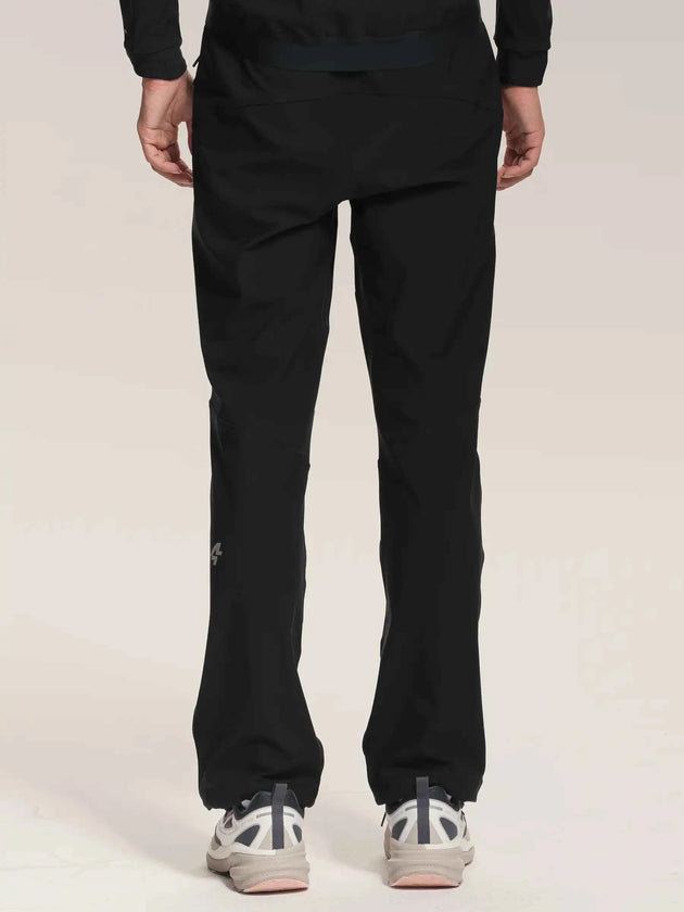 メンズ サーマル カーゴパンツ ノーパッド - ブラック