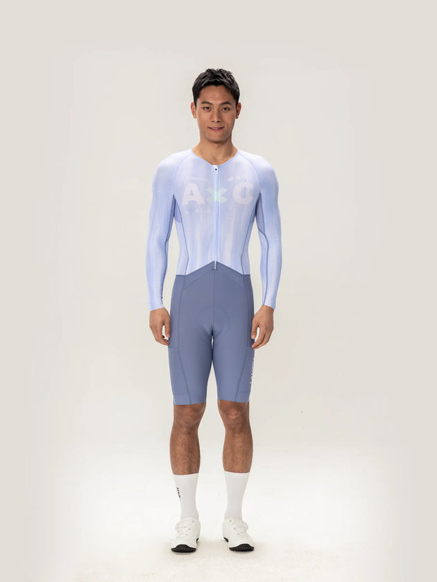 Lameda A*C Men Skinsuit Long Sleeves - Ice Purple