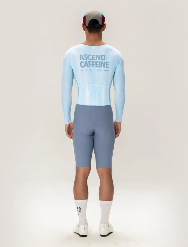 Lameda A*C Men Skinsuit Long Sleeves - Ice Blue