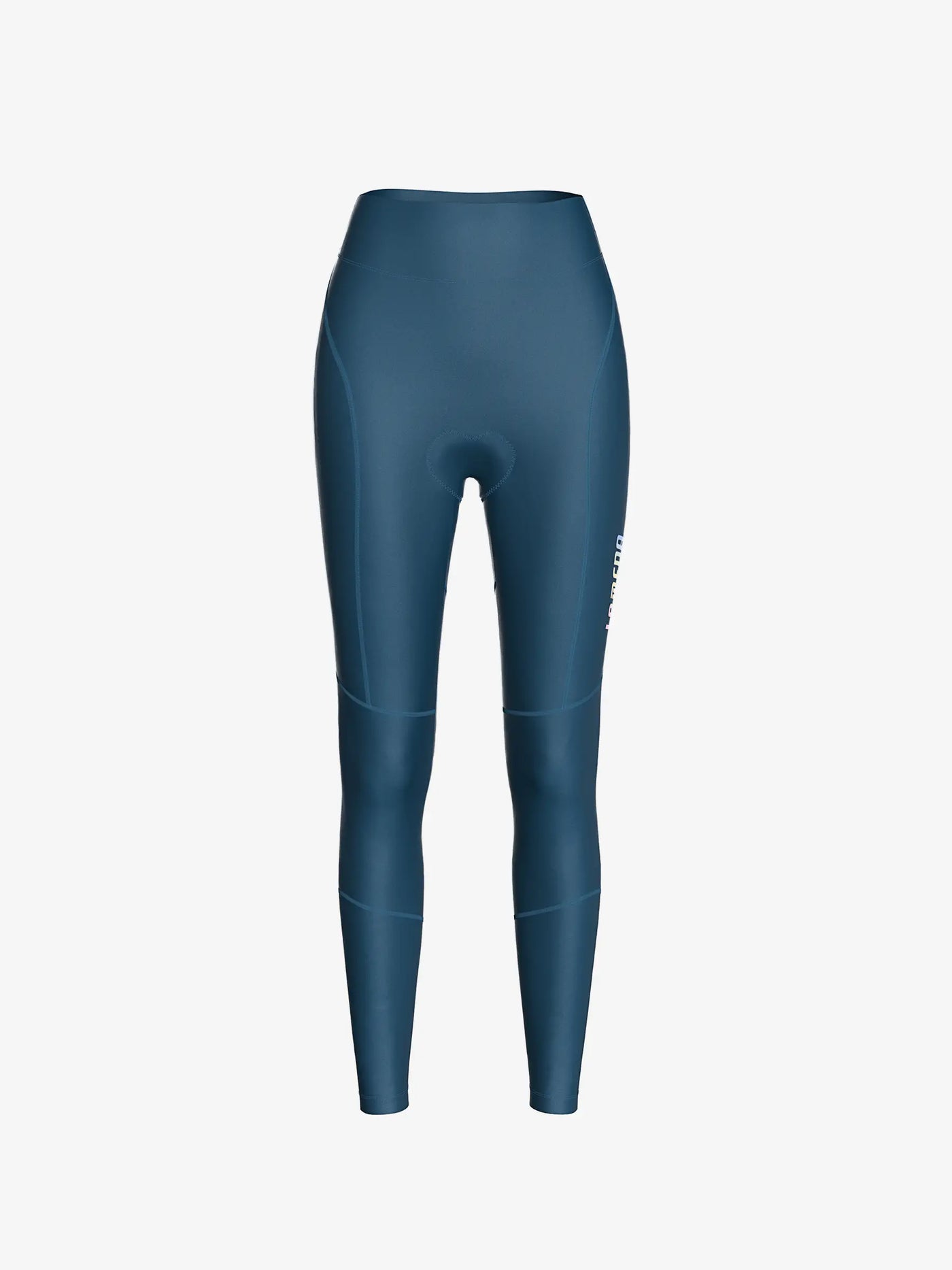 Sunset dams värmande tights i mörk teal med diskreta sömdetaljer och liten vit logo perfekt för tidig vinter