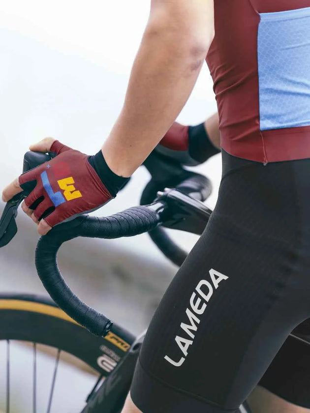 LMD Fahrradhandschuhe - Rot