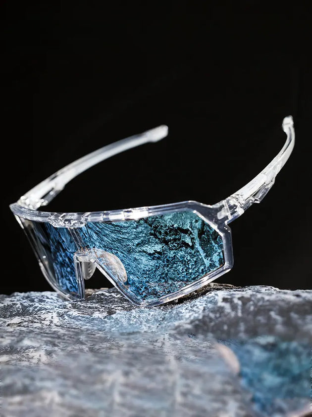 Gradient Photochromic Fahrrad-Sonnenbrille LS600 – Ice