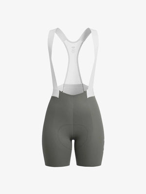 Luminance Women Cycling Bib Shorts - Gray Green