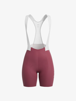 Luminance women pink wheat bib bike shorts