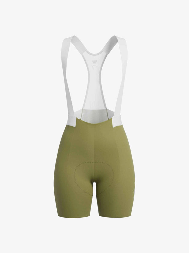 Luminance Frauen Radfahren Bib Shorts - Vintage gelb